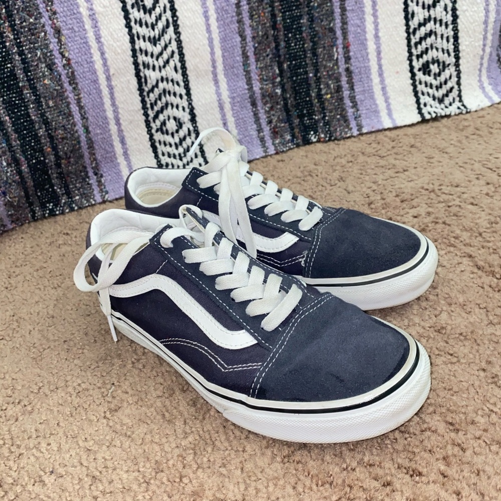 night sky blue old skool vans